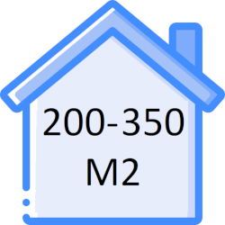200-350 m2