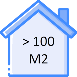 100 m2 alatt